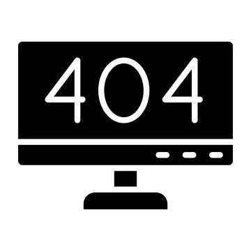 404 Error Vector Icon Design Illustration Ilustración de archivo