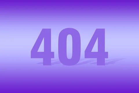 404 error vintage background. Purple gradient web bug. 3d render. Stock-Illustration