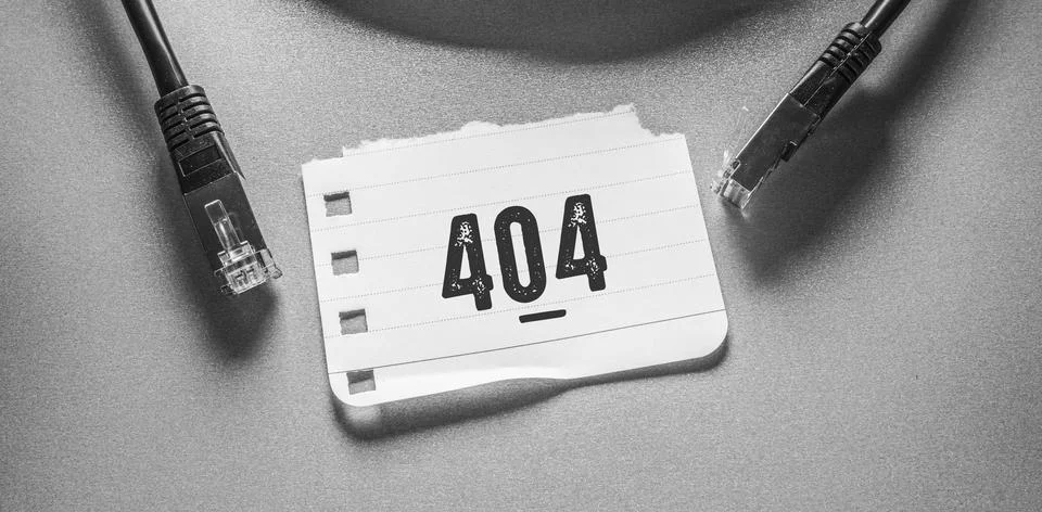 404 Error , Web Concept Idea Foto stock