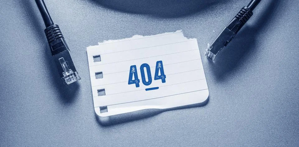 404 Error , Web Concept Idea Foto stock