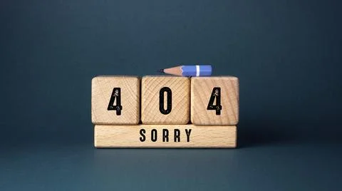 404 Error , Web Concept Idea Foto stock