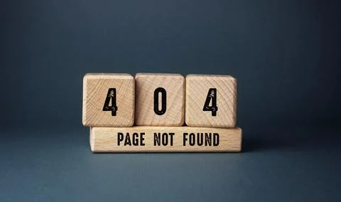 404 Error , Web Concept Idea Foto stock