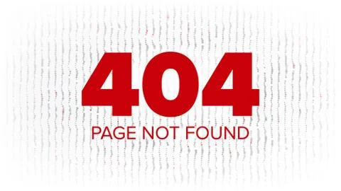 404 Error Web Page Vector. Oops Error Page Template. Network Trouble. Problem Stockillustratie