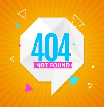 404 Not Found Concept. Vector 스톡 일러스트