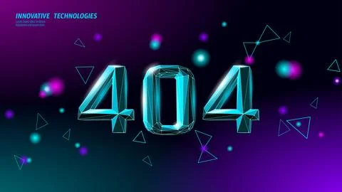 404 not found page web error. Web problem warning information template support Illustrazione stock