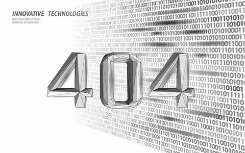 404 not found page web error. Web problem warning information template support Illustrazione stock