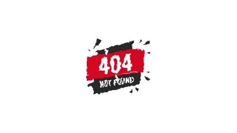 404 Not Found Spray Paint Stamp Animation Stock Footage 340253922