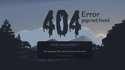 404 page error 2 Stock Illustration