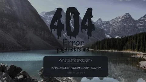 404 page error 5 Stock Illustration