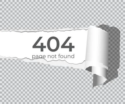 404 page not found concept. Vector design element. Stock Illustration
