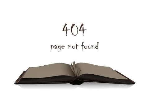 404 page not found concept. Vector design element. Stockillustratie