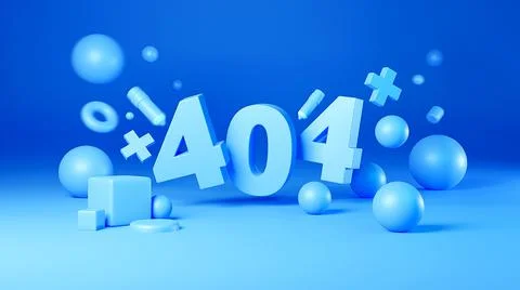 404 page not found design Stock-Illustration