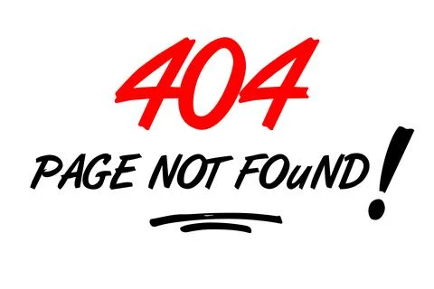 404 Page Not Found Error Background Stock Illustration