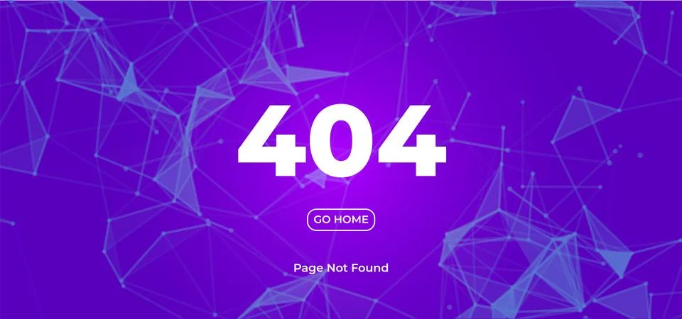 404 Page not found error. Vector layout template Illustration