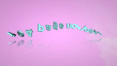 404 Page Not Found Graphic With Pink Background And Reflected Text For Web .. Stock Footage 327758793