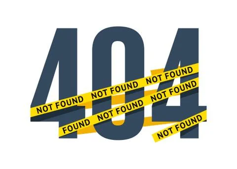404 page not found web error Stock Illustration