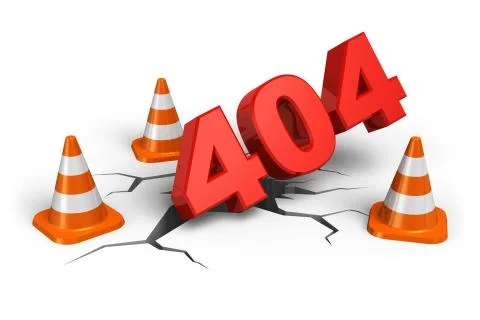 404 webpage error concept Stock-Illustration