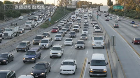 405 Morning Rush Hour Stock Footage 60935705