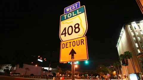 408 Detour  Stock Footage 375688