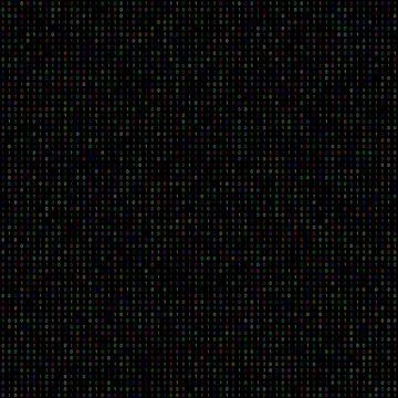 4096 numbers zero and one of the binary system without a precise sequence w.. Иллюстрация