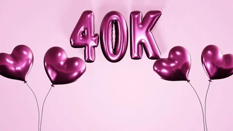 40k subscribers Stock Footage 270473284