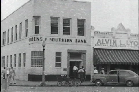 40s bank Vídeos de archivo 420569