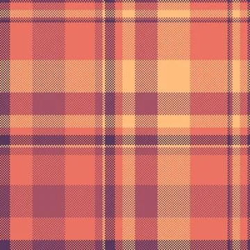 40s fabric texture textile, repeatable patterns seamless check vector. Fall.. Stock Illustration