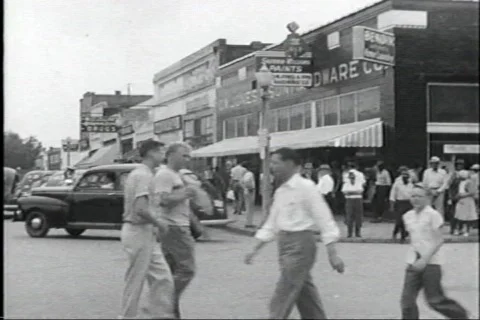 40s main street Video stock 456410