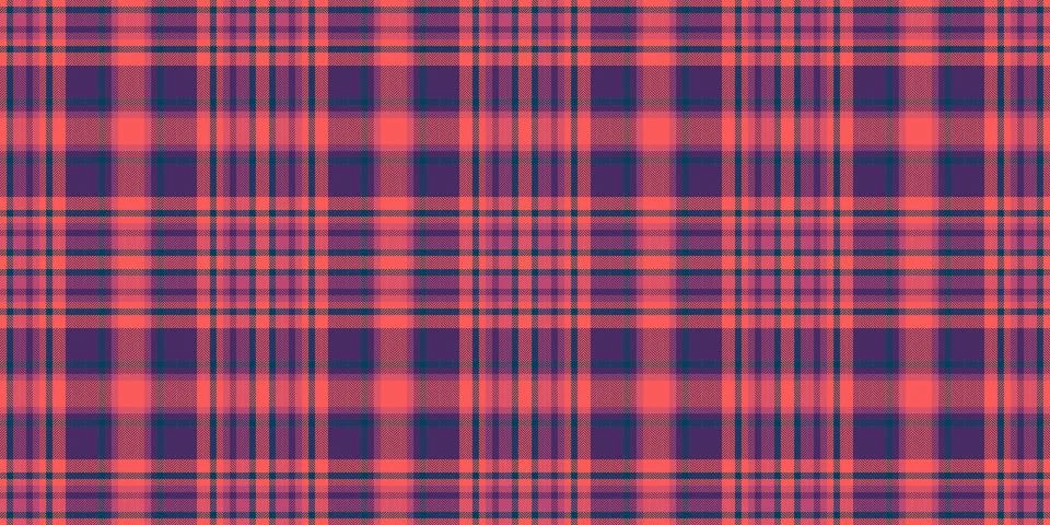 40s pattern seamless fabric, veil check plaid textile. Open background vect.. Stock Illustration