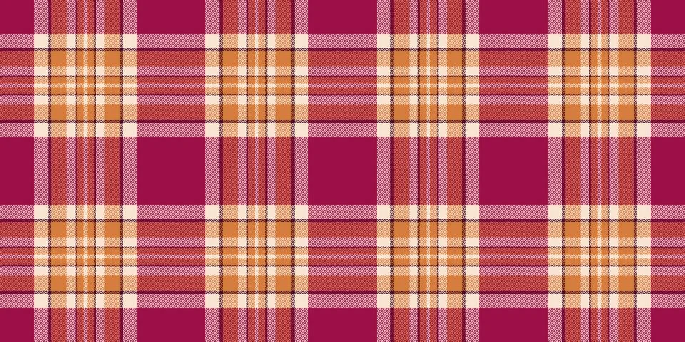40s seamless pattern fabric, greeting tartan background vector. Independenc.. Stockillustratie