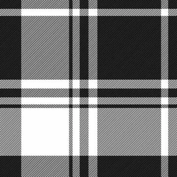 40s texture fabric pattern, down vector textile seamless. Chequered check b.. Stock Illustration