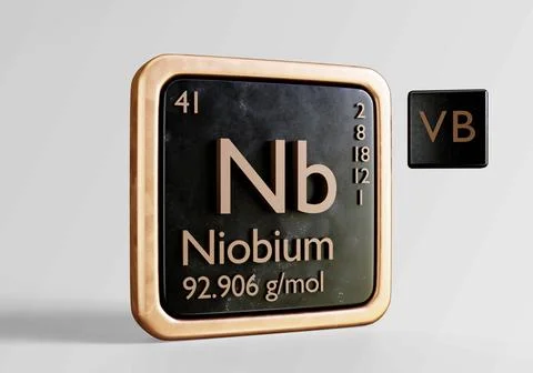 41-Niobium Stock Illustration