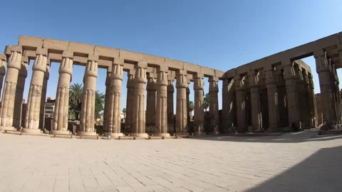 41 View Of Luxor Temple Building In Luxor Egypt Stock Footage 345725446