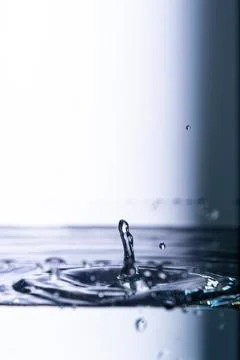 418.A Water Drop Collision Stock Photos
