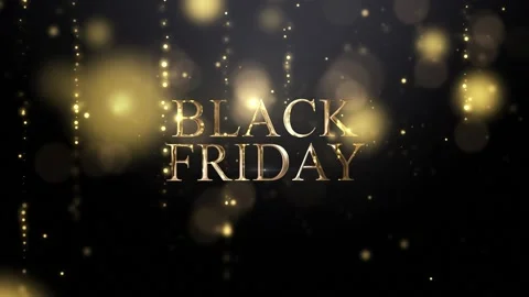 42 Animation Text Gold Glitter Luxury Effect Black Friday 스톡 동영상 134476577