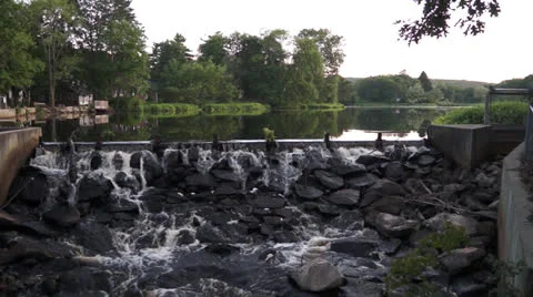 42 Massachusetts Waterfall 스톡 동영상 26252322
