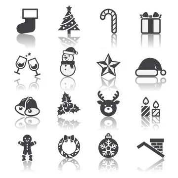 426-1 christmas icon Stock Illustration