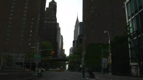 42nd st chrysler building Stock Footage 160040