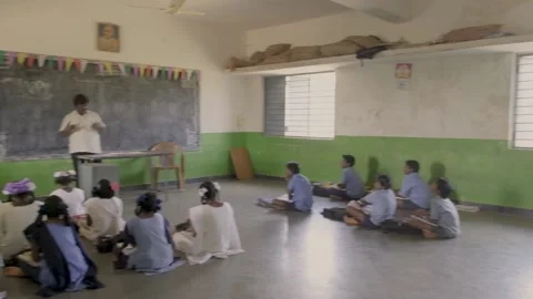 43. Students listening the Class Stock Footage 149098066