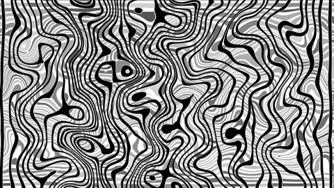 433 Twist 100 200 2 b&amp;amp;w inv Stock Footage 297650160