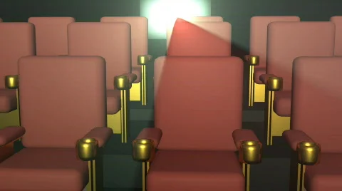 444 inside theater Stock Footage 583426
