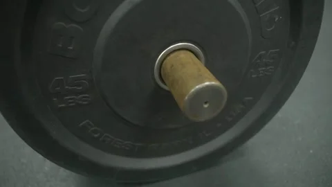 45 lbs plates - 2 Stock Footage 243368759