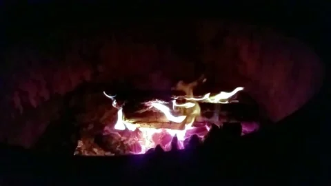 45 Seconds of Fire in Slow Motion Stock Footage 205544568