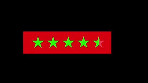 4.5 Star Rating Customer Feedback Concept icon animated video Stock Footage 307959301
