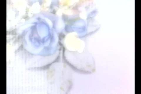 4506 pastel floral bouquet Stock Footage