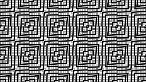 455 Kaleida 20 Dia Cross b&amp;amp;w inv Stock Footage 297650197