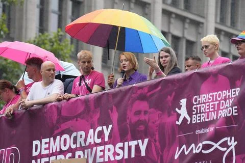  46. CSD Berlin, Berlin Pride Parade des 46. CSD Berlin Berlin Pride in Be... Foto stock