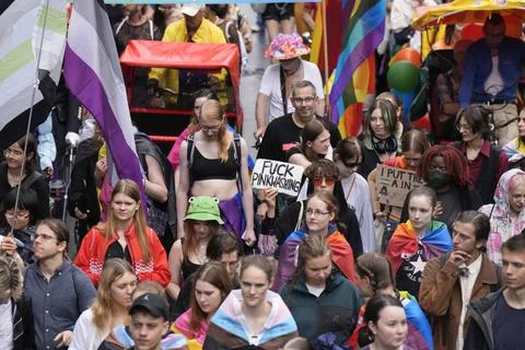 46. CSD Berlin, Berlin Pride Parade des 46. CSD Berlin Berlin Pride in Be... 写真素材