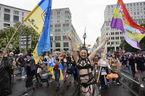 46. CSD Berlin, Berlin Pride Parade des 46. CSD Berlin Berlin Pride in Be... Foto stock