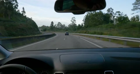 463 POV drive of a highway in Spain Stock-Footage 134049953